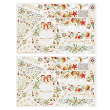  2 Pcs Gommettes Vitres Décoration Du Réfrigérateur Autocollants De Murale