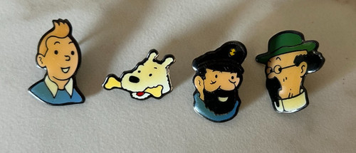 Lot pin tintin milou - lot, 4