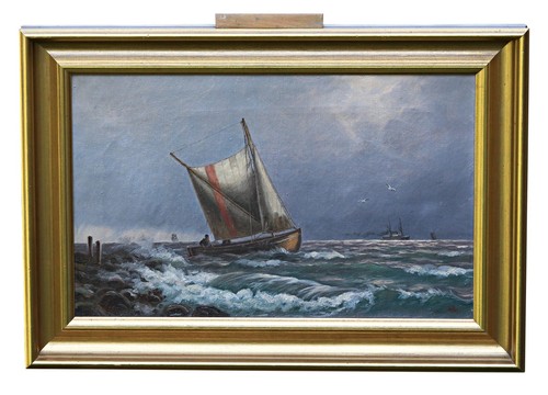Huile sur toile - huile, hans