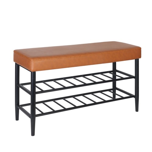 Banc chaussures étagère - banc, à