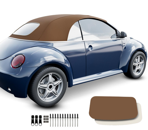 Cabriolet toit souple brune - toit,