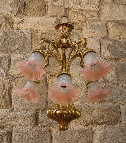 Lustre style art nouveau - style, en