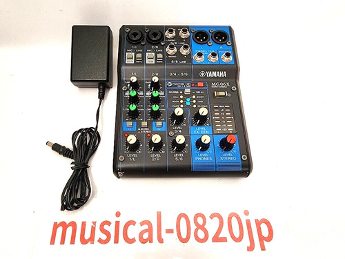 Yamaha mg06x table mixage - yamaha, de