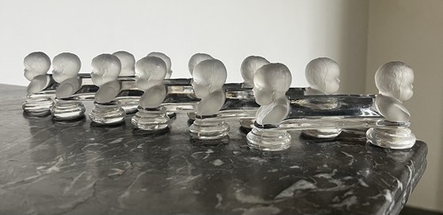 Porte couteaux cristal - 6, en