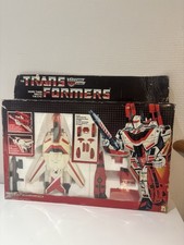 VHTF Transformers MB Original G1 1985 Jetfire Complete Box Milton Bradley