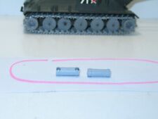 SOLID 2 cans GREY PAINTED METAL gas tank, tank SU 100 military (R133)