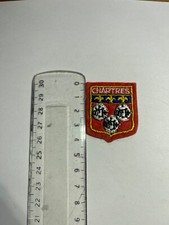 CHARTRES ECUSSON BRODE PATCH WAPPEN KAMM CRESTA STEMMA INSIGNIA