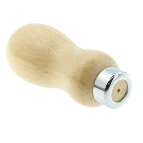 Smooth wooden file handle with - file,