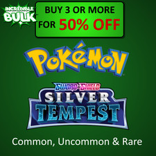 Silver Tempest Common/Uncommon/Rare Near Mint (NM) Pokemon Card Singles