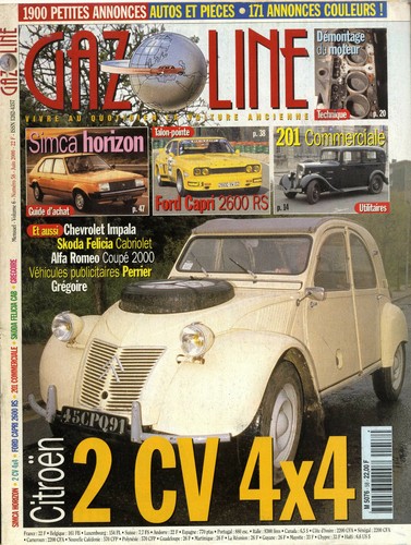 Gazoline 2000 2cv 4x4 - n°58, 06/2000