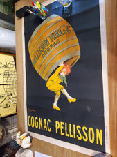 ANTIQUE/ORIGINAL POSTER COGNAC PELLISSON by Cappiello 1907