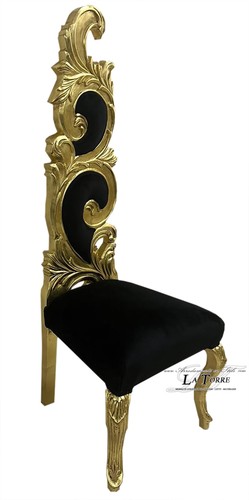 Fauteuil trône baroque chaise - fauteuil,