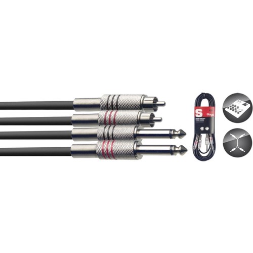 Câble audio stagg - câble, rcam-plug