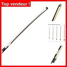 Archet de Violon Forenza 4/4 - Ébène, Bois, et Durabilité Assurée pour Étudiants