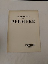 12 drawings by Permeke catalog exhibition gallery L'attico Roma 1960