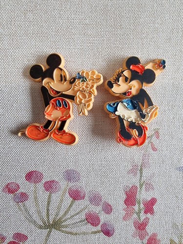 Rare paire broches 70s - rare, de