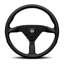 MOMO Motorsport MONTECARLO Steering Wheel Black Leather 350mm MCL35BK1B