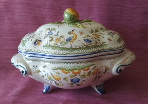 Grande soupiere faience - grande, de