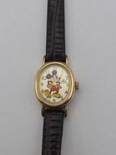 VTG Disney Watch17mm  Mickey Mouse Lorus V811-5070 Working with New Battery