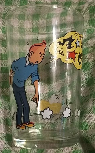Herge tintin verre moutarde - herge,