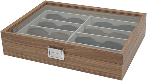 Boîte lunettes bois - bois, –