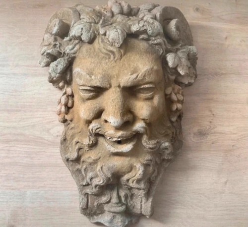 Masque mural bacchus dionysos - masque,