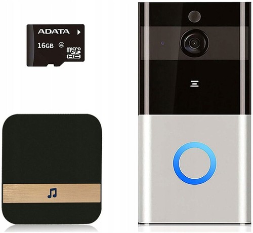 Sonnette porte vidéo sans - porte,