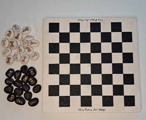Plateau échecs artisanal en - plateau, d'échecs
