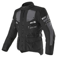 Veste Moto Pour Homme Adventure Clover Rally-PRO WP Noir 17007-N/N