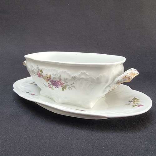 Saucière ancienne blanche - saucière,