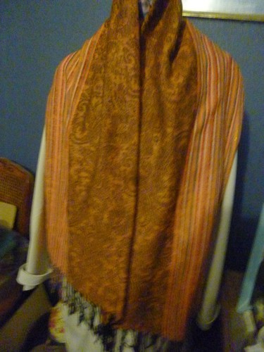 Echarpe pashmina soie laine - echarpe,