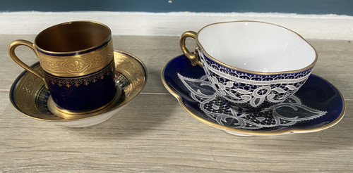 Lot tasses porcelaine - tasses,