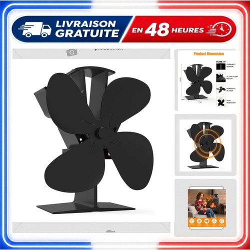 Ventilateur poêle bois - de,