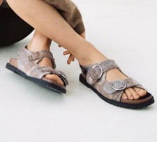 ZARA NEW WOMAN BUCKLED FLAT SANDALS SHOES MULTICOLORS 35-42 3603/610