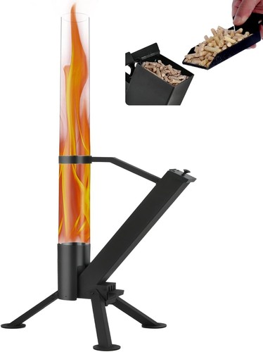 Pellet stove wood fire - pellet,