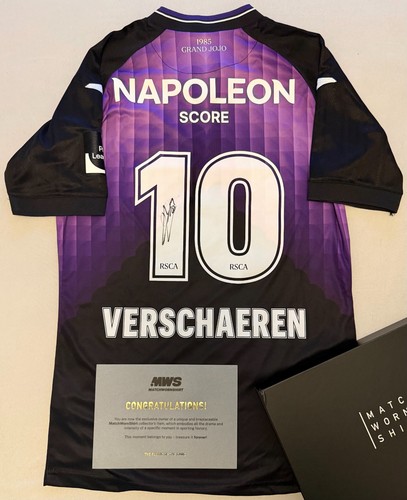 Matchworn shirt rsc - matchworn, anderlecht