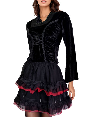 Jupe tulle dentelle punk - en,