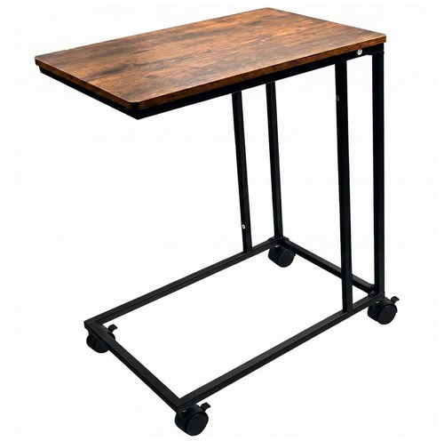 Table appoint sur roulettes - table,