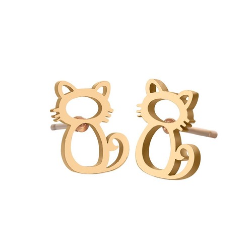 Boucles oreilles chat animal - d'oreilles,