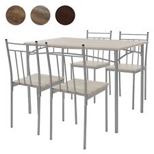 Ensemble table avec 4 chaises pour la salle à manger cuisine couleur à choisir