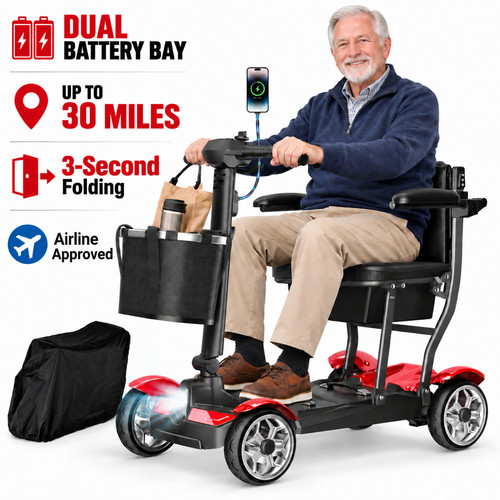 Wheel folding mobility - folding,
