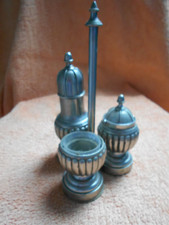 Ensemble Sel Poivre Moutarde Étain