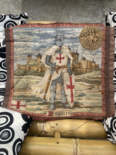 Tapisserie ancienne templiers - ancienne,