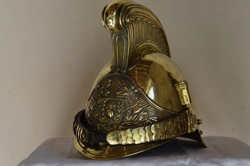 Ancien casque sapeurs - casque,