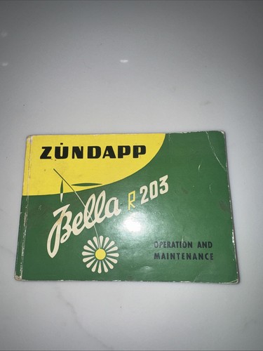 Zundapp bella r203 operation - zundapp,