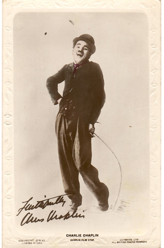 Charlie chaplin rare carte - charlie,