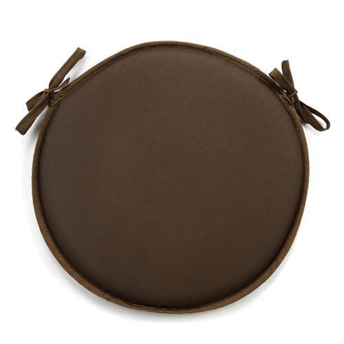 Coussin chaise rond uni - coussin, de