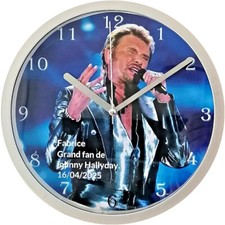 Pendule Murale Johnny Hallyday