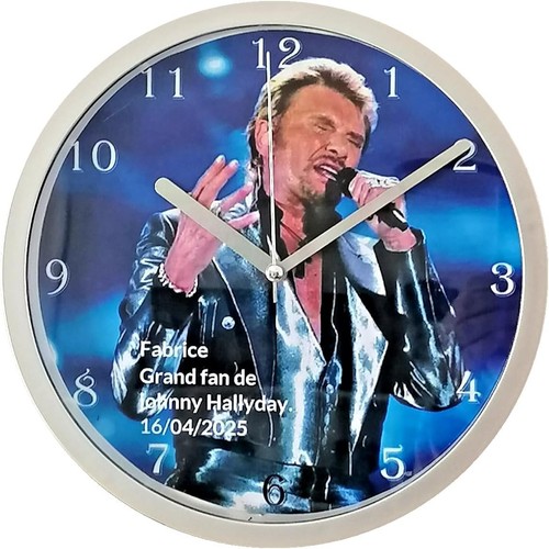 Pendule murale johnny hallyday - murale,