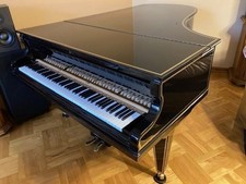 Bechstein Grand Piano, size B, glossy black with a gold line, restored in 2009